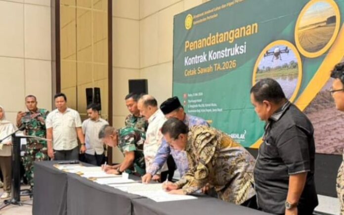 Pidie Dapat Jatah Cetak Sawah Baru 304 Hektar dari Kementan