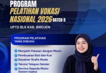 Kemnaker Gelar 8 Pelatihan Vokasi di UPTD BLK Bireuen BLK Bireuen pelatihan vokasi nasional