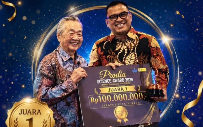 dr. Hendra Zufry Raih Juara 1 Prodia Science Award 2026