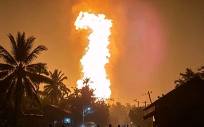 BPMA Monitor Semburan Api 75 Meter di Aceh Utara