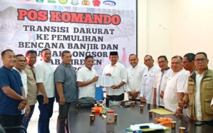 BPBD Bireuen Serahkan Hasil Verifikasi Korban Bencana Tahap II untuk Uji Publik