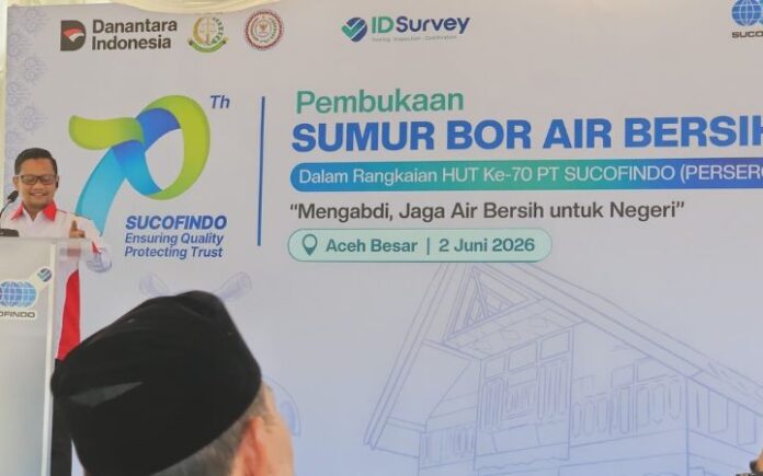 ABPEDNAS dan SUCOFINDO Serahkan Sumur Air Bersih untuk Warga Lambleut