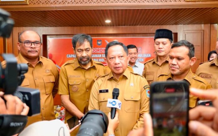 Tito Karnavian Tito Minta Daerah Terdampak Bencana Segera Tuntaskan Data Huntap