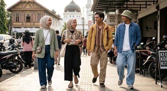 style Mengapa Effortless Style Semakin Digemari Anak Muda? Ini Alasannya Komparatif.ID, Banda Aceh– Tren fashion di kalangan anak muda mengalami perubahan seiring berkembangnya gaya hidup yang semakin dinamis. Pakaian yang ketat dan kaku yang sebelumnya banyak digunakan kini mulai ditinggalkan. Generasi muda lebih memilih gaya berpakaian yang memberikan kebebasan bergerak, memiliki fungsi yang tinggi, namun tetap mampu menampilkan karakter pribadi yang kuat. Perubahan pola aktivitas sehari-hari menjadi salah satu faktor yang mendorong lahirnya tren tersebut. Mobilitas yang tinggi, mulai dari bekerja di ruang digital, berkumpul di kafe, hingga menghadiri berbagai kegiatan sosial pada malam hari, membuat gaya berpakaian yang santai atau effortless style semakin diminati. Pada kalangan wanita muda, tren yang berkembang saat ini ditandai dengan perpaduan antara unsur maskulin dan feminin dalam satu penampilan. Permainan kontras tersebut terlihat dari penggunaan berbagai item dengan karakter yang berbeda namun tetap seimbang.