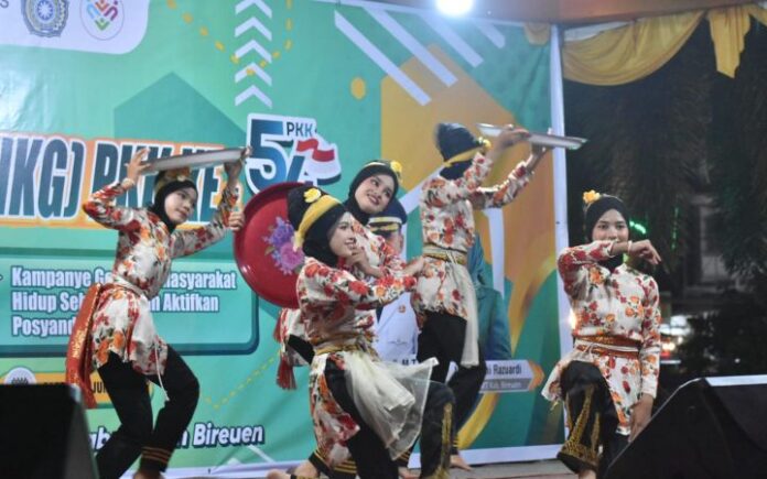 Sejumlah Tari Kreasi Meriahkan Penutupan HUT Dekranasda & HKG di Bireuen