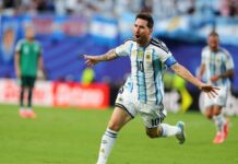 Messi Hattrick, Prancis dan Norwegia Tancap Gas di Piala Dunia 2026 Messi Hattrick, Prancis dan Norwegia Tancap Gas di Piala Dunia 2026 Komparatif.ID, Banda Aceh– Lionel Messi langsung mencuri perhatian pada laga pembuka Grup J Piala Dunia 2026. Kapten Argentina itu mencetak hattrick saat membawa juara bertahan mengalahkan Aljazair 3-0, sementara Prancis, Norwegia, dan Austria juga sukses meraih kemenangan pada pertandingan perdana mereka. Kapten Argentina, Lionel Messi, menjadi bintang lapangan setelah mencetak tiga gol sekaligus membawa timnya meraih tiga poin perdana atas Aljazair dengan skor 3-0 di Arrowhead Stadium, Kansas City, Rabu (17/6/2026).