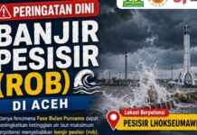 BPBA Peringatkan Potensi Banjir Pesisir di Lhokseumawe BPBA Peringatkan Potensi Banjir Pesisir di Lhokseumawe