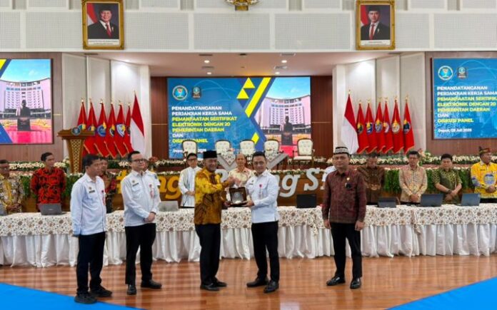 Bireuen Teken Kerja Sama Penerapan Sertifikat Elektronik dengan BSSN