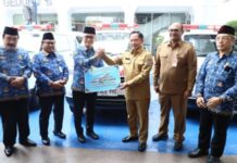 Satgas PRR Salurkan Bantuan 5 Unit Ambulans dari Korpri Untuk Wilayah Terdampak Bencana Satgas PRR Salurkan Bantuan 5 Unit Ambulans dari Korpri Untuk Wilayah Terdampak Bencana