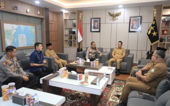 Sekda Aceh dan Kapolda Aceh Ruddi Setiawan Sepakat Perkuat Kolaborasi