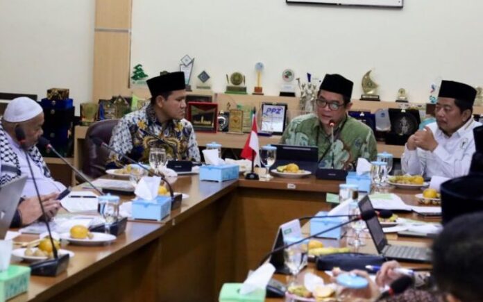 Bahas Status Blang Padang, Wagub Aceh Temui Badan Wakaf Indonesia