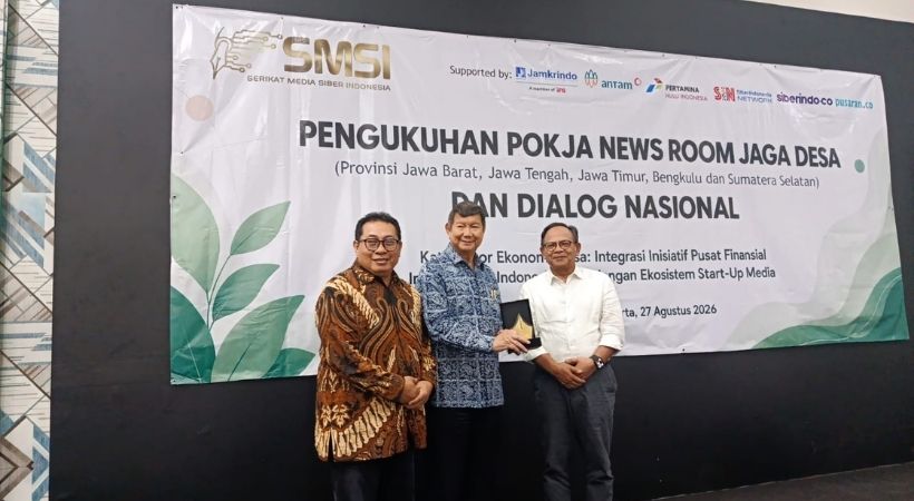 SMSI Kukuhkan Pokja Newsroom Jaga Desa