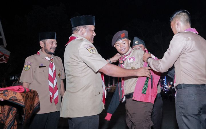 Bupati Bireuen Lepas Kontingen Pramuka ke Jambore Nasional XII 2026