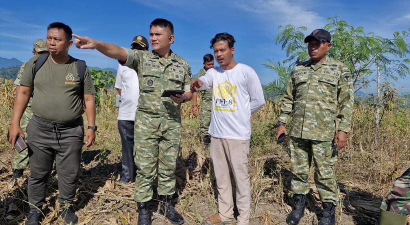 Dandim Bireuen Tinjau 2 Lokasi Rencana Pembangunan Yonif TP di Peudada