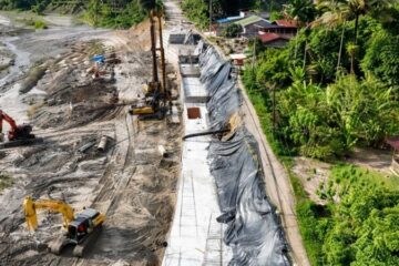 Dinding Penahan Tanah Si Ongal-Ongal Ditargetkan Rampung Oktober