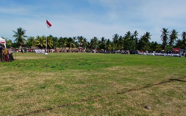 Tak Hanya Upacara, Drum Band Turut Meriahkan HUT ke-81 RI di Peudada