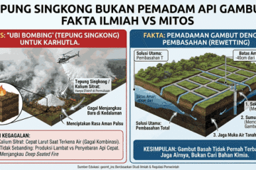 tepung singkong cegah karhutla