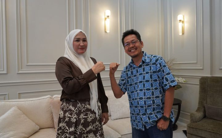 SMSI Aceh dan Kak Na Bahas Peran Media Kawal Pemulihan Pascabencana
