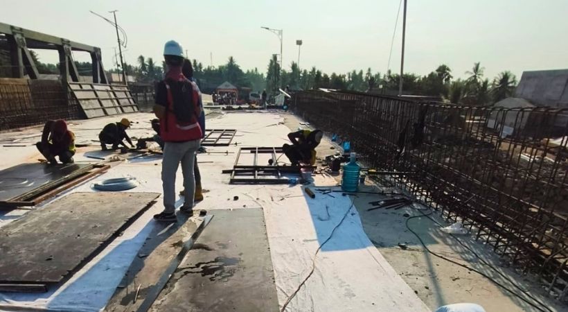 Progres Jembatan Kuta Blang Capai 92%, Safrizal Beri Apresiasi