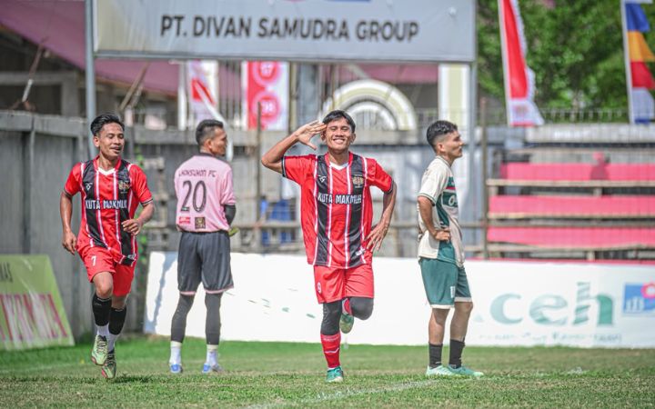 Menang 4-1 Atas Lhoksukon, Kuta Makmur Lolos ke Semifinal Piala Bupati Aceh Utara