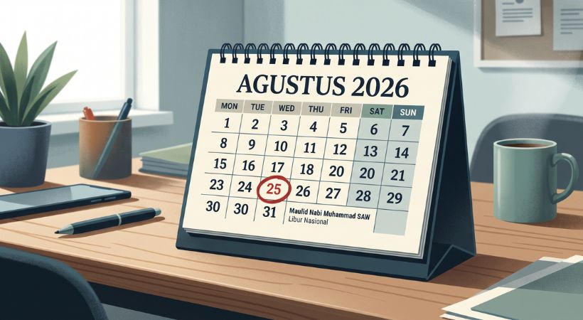Besok Libur Apa? Cek Tanggal Merah 25 Agustus 2026