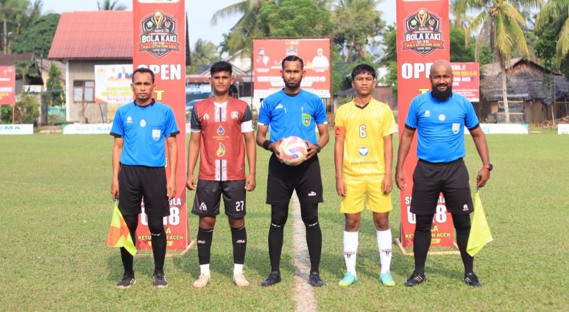 Simpang Keuramat FC Hancurkan Lhokseumawe City 3-0 di Piala KONI Aceh U-18