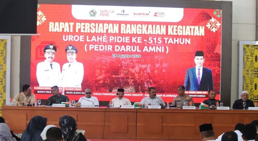 Bupati Sarjani Minta Uroe Lahe Pidie ke-515 Fokus pada Seni dan Budaya