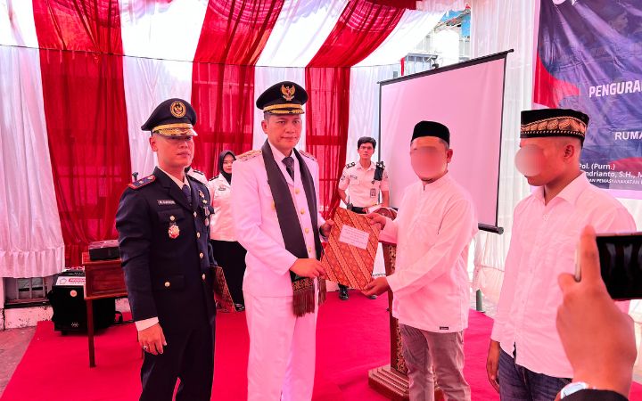 99 Warga Binaan Rutan Tapaktuan Terima Remisi HUT ke-81 RI