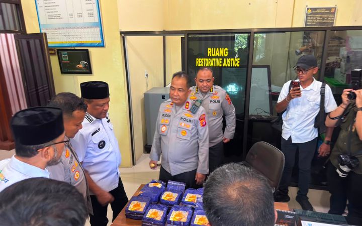 Polres Bireuen Gagalkan Peredaran 10,6 Kg Sabu, 2 Orang Ditangkap