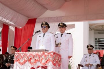 Bupati Sarjani Pimpin Upacara HUT ke-81 RI di Pidie