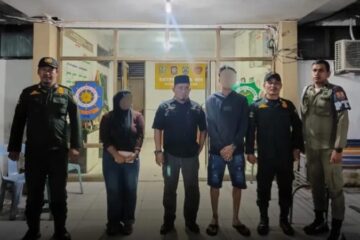 Bergelap-gelapan dan Melawan Satpol PP WH, Sepasang Manusia Diringkus di Ule Lheu