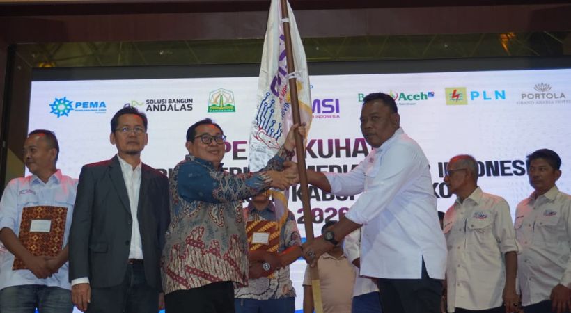 Pengurus SMSI Aceh Utara Dikukuhkan di Banda Aceh