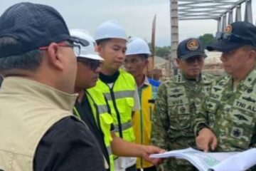 Pembangunan Jembatan Pante Lhong Capai 60 Persen