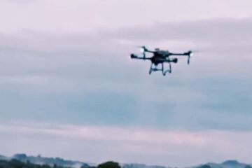 AKPP Peudada Uji Coba Drone Pertanian Bantuan Kementan