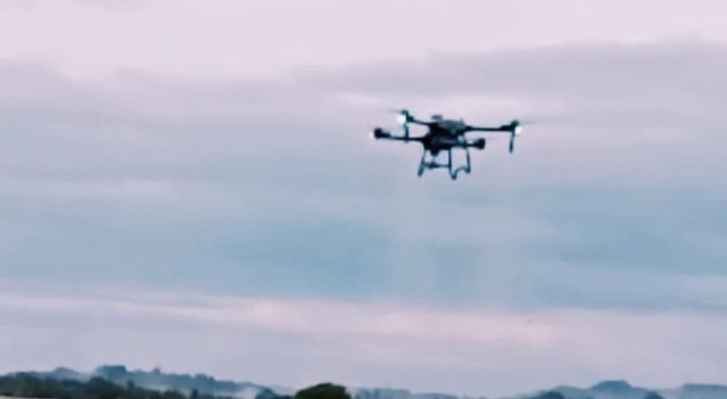 AKPP Peudada Uji Coba Drone Pertanian Bantuan Kementan
