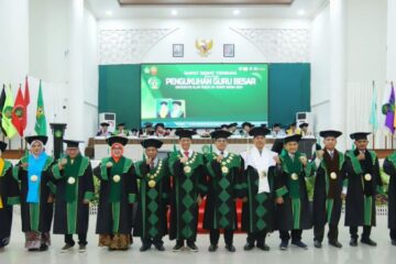Kukuhkan 9 Profesor, UIN Ar-Raniry Kini Punya 65 Guru Besar