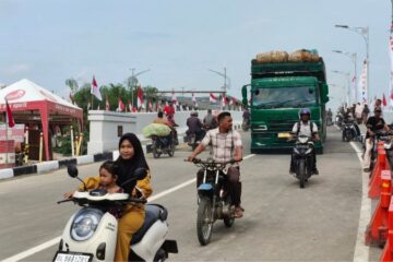 Jembatan Kuta Blang Resmi Dibuka, Jalur Banda Aceh-Medan Kembali Lancar