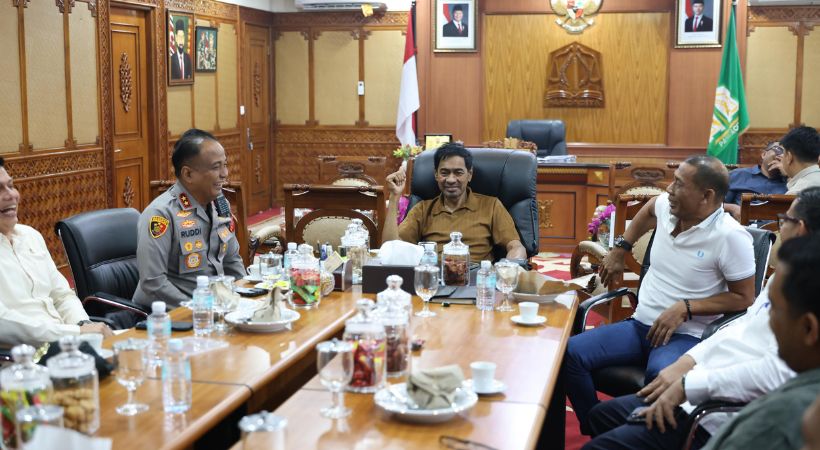 Kembali ke Aceh, Mualem, Kapolda, & Abang Samalanga Bahas Mitigasi Bencana