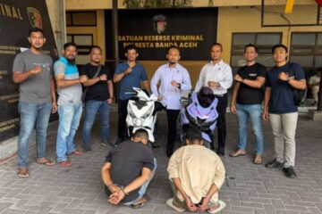 Polisi Tangkap 2 Pencuri Sepmor di Banda Aceh, Begini Modusnya