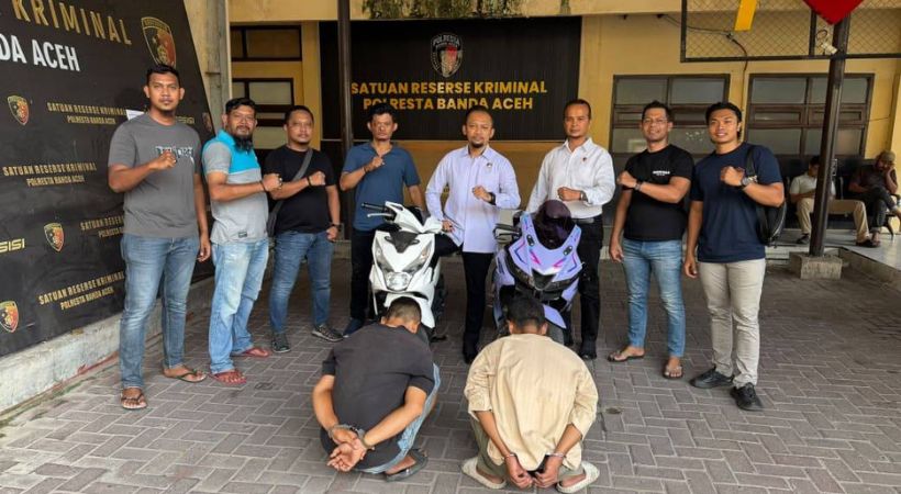 Polisi Tangkap 2 Pencuri Sepmor di Banda Aceh, Begini Modusnya