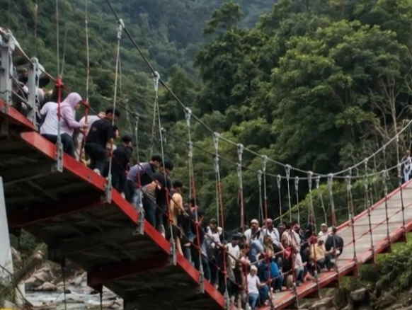 jembatan gantung pongpet