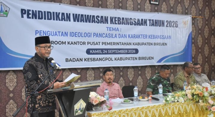 Wabup Bireuen Ingatkan Pentingnya Wawasan Kebangsaan