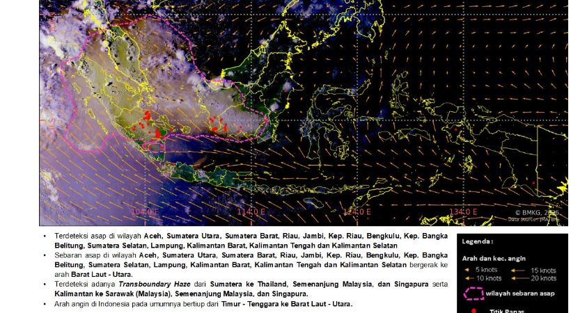 BMKG Konfirmasi Kabut Asap Karhutla Selimuti Aceh
