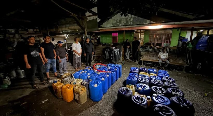 Polres Pidie Bongkar 4 Modus Penyelewengan, 10.544 Liter BBM Bersubsidi Disita