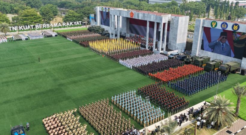 Presiden Prabowo Resmikan 204 Satuan Baru TNI