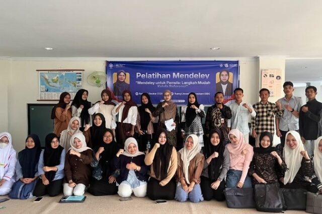 Perpustakaan UBBG Gelar Pelatihan Mendeley Untuk Mahasiswa