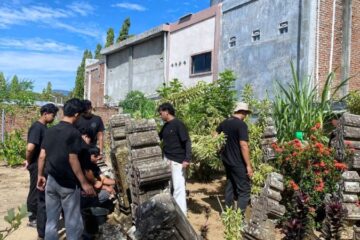 Mahasiswa SKI UIN Ar-Raniry dan BPK Aceh Rawat 4 Situs Sejarah