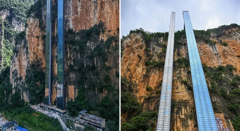 Tiongkok Bangun Lift Setinggi 288 Meter Demi Anak-Anak Bisa Sekolah
