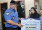 Safrizal Sampaikan Santunan Mendagri Kepada Petugas Damkar Pangkep